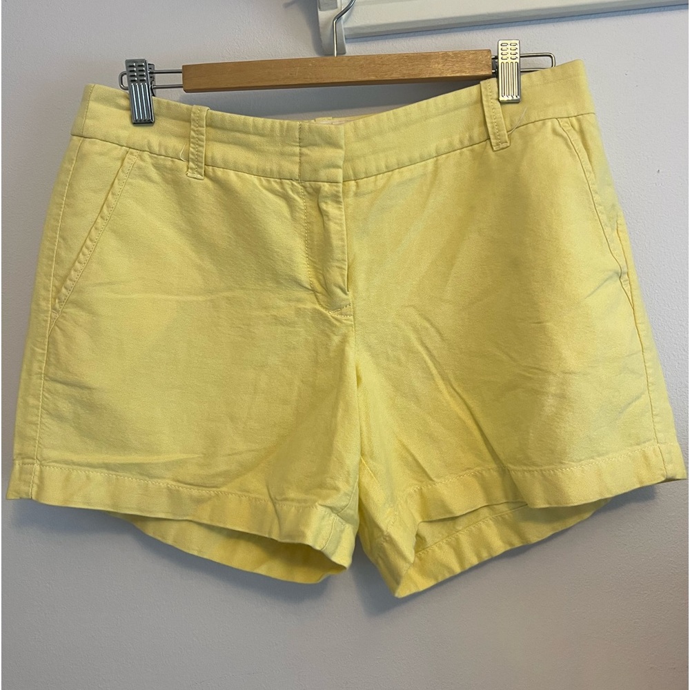 JCrew Yellow 100% cotton shorts